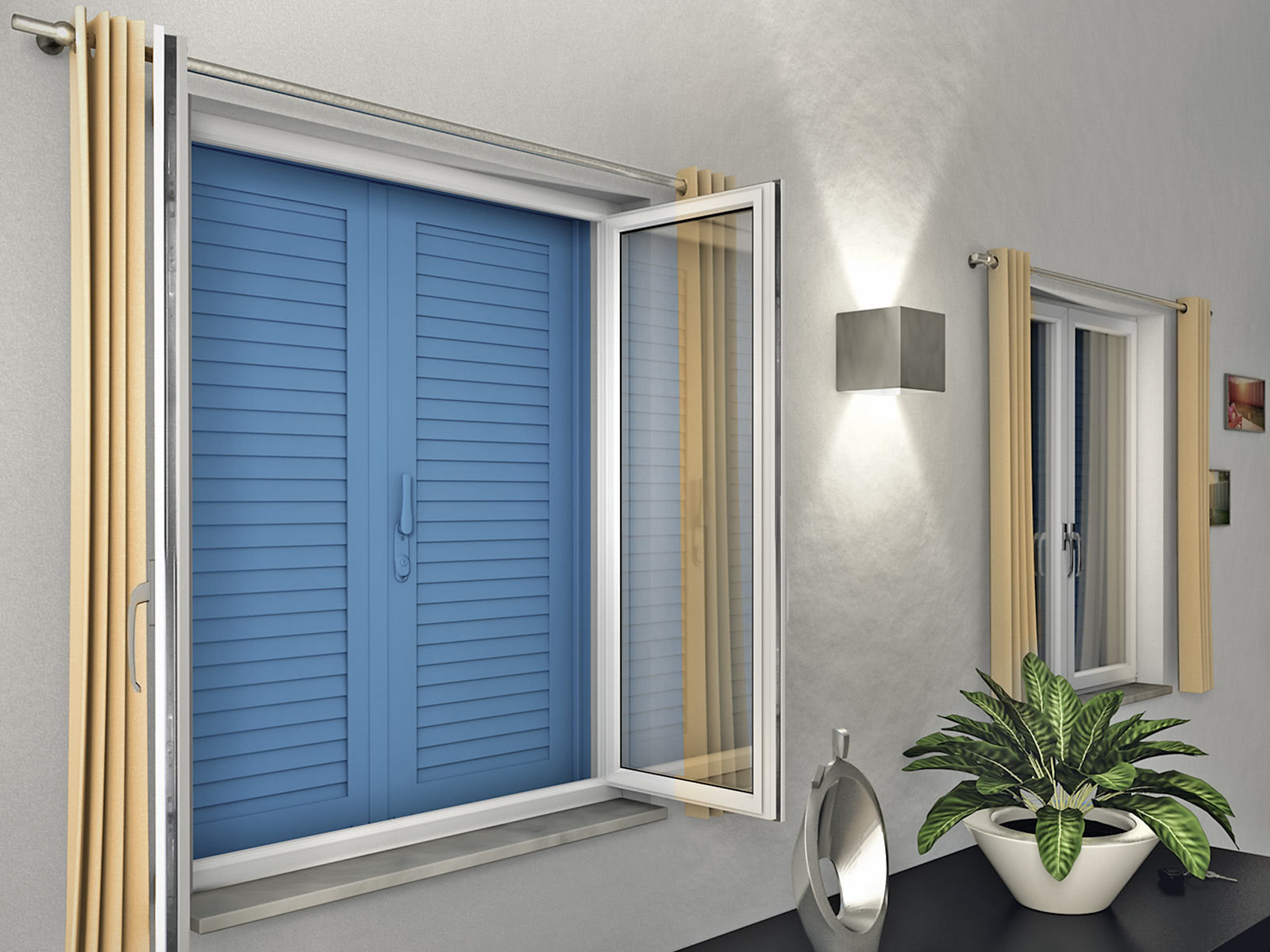 Accesorios para contraventanas abatibles